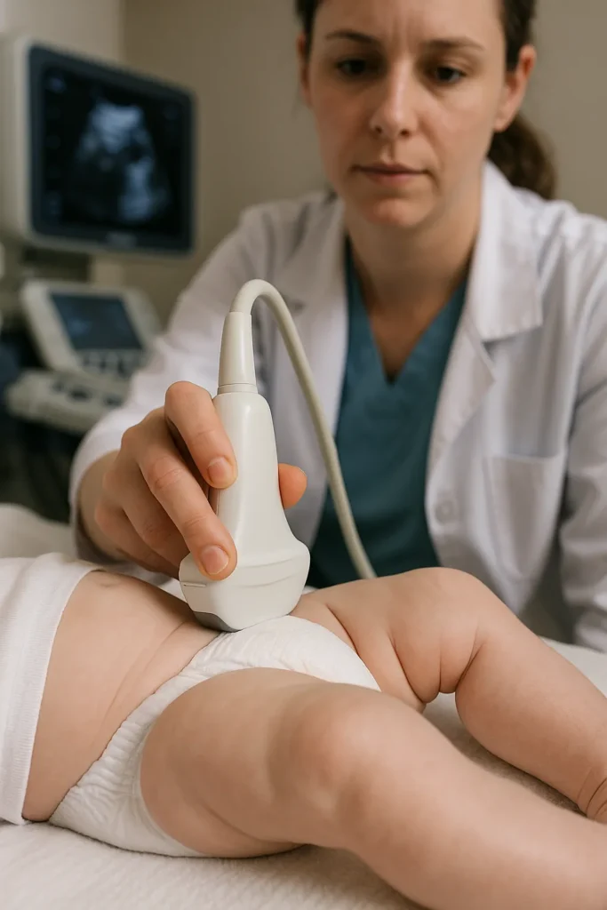 Csípőultrahang babáknál